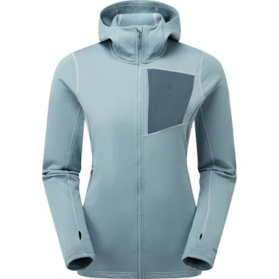 Rab Superflux Full-zip Hooded Jacket In Blue