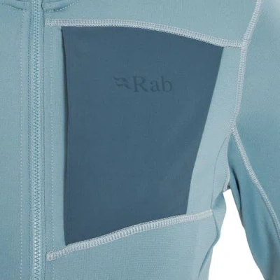 Rab Superflux Full-zip Hooded Jacket In Blue
