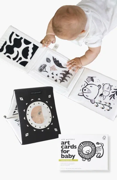 Wee Gallery Tummy Time Gallery  With Mirror And Art Cards For Baby Bundle In Multi