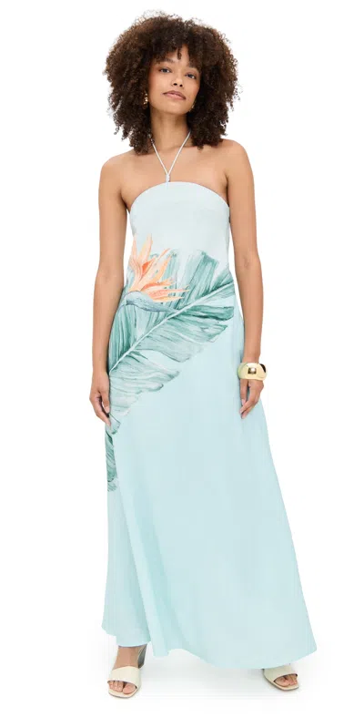 Kivari Cassia Maxi Dress Cassia In Blue