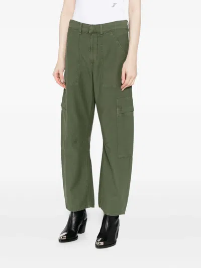 Citizen Of Humanity Marcelle Trousers In Green