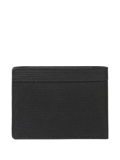 Piquadro Panelled Wallet In Black