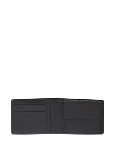 Piquadro Panelled Wallet In Black