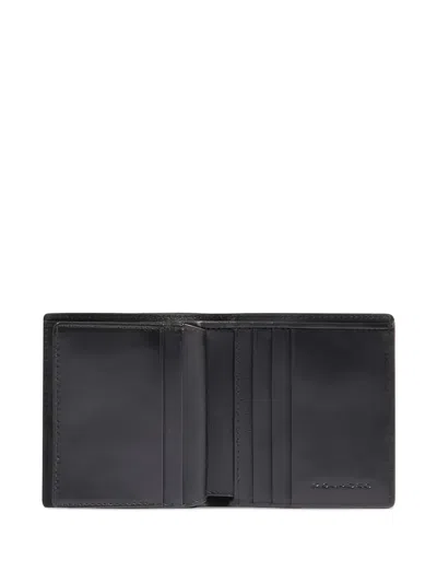 Piquadro Logo Cardholder Wallet In Black