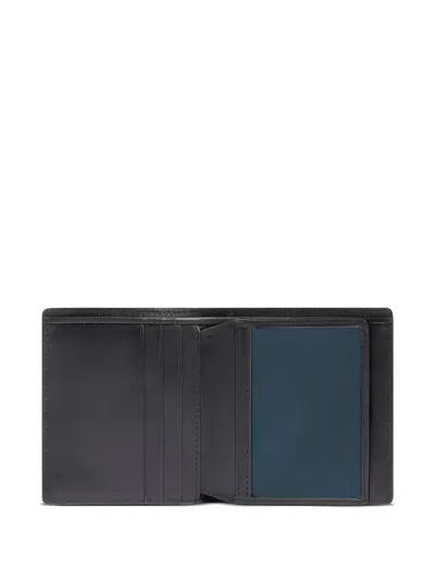Piquadro Logo Cardholder Wallet In Black