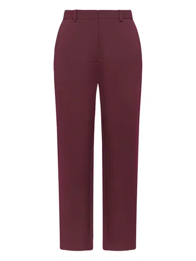 Maliparmi Belt-loop Trousers In Red