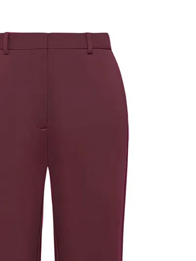 Maliparmi Belt-loop Trousers In Red