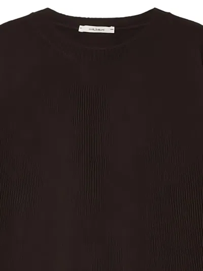 Maliparmi Ribbed Sweater In Brown