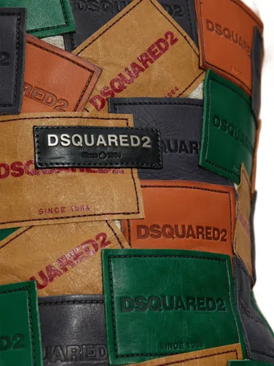 Dsquared2 X Bettter Patchwork Strapless Top In Multi