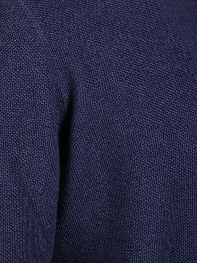 Fay Crew-neck Sweater In Blue