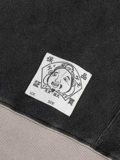 Evisu Zip-up Logo Polo Shirt In Multi