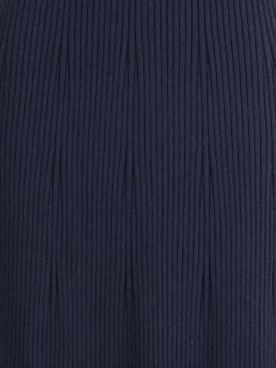 Sa Su Phi Ribbed Cashmere Silk Sleeveless Long Dress In Black