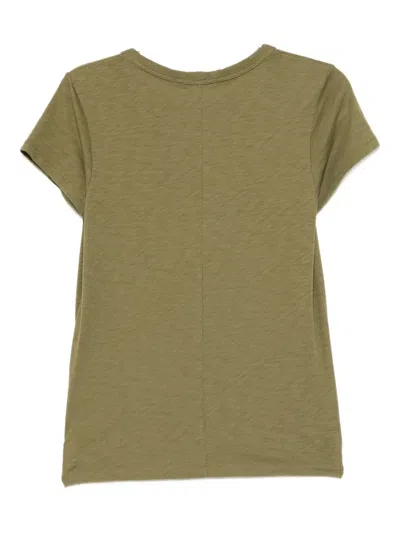 Rag & Bone Slub T-shirt In Green