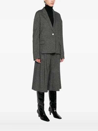 单排扣西装夹克