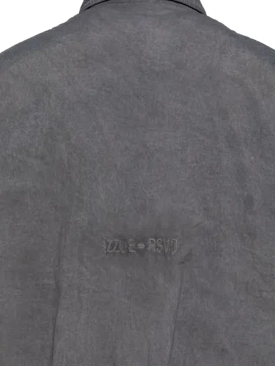 Izzue Zip-up Puffer Jacket In Gray