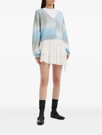 Tout A Coup Gradient-effect Cardigan In Blue