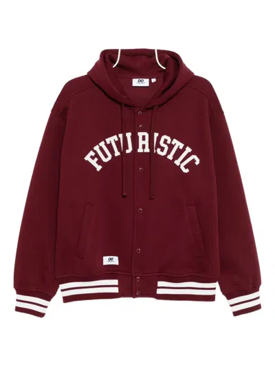 Chocoolate Embroidered Hoodie In Red