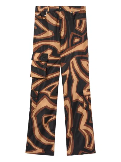 Pucci Labirinto Print Trousers In Animal Print