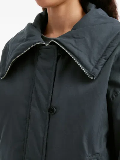 B+ab Oversized-collar Jacket In Blue