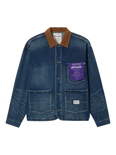 灯芯绒衣领牛仔夹克