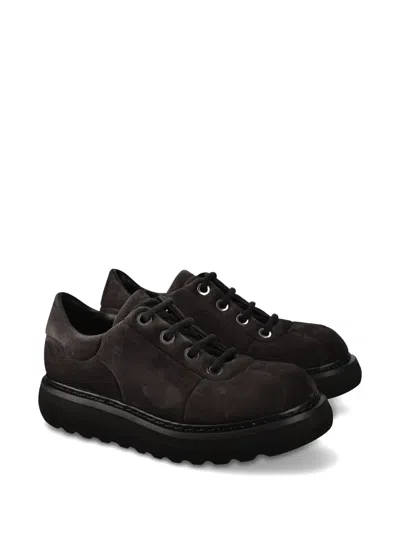Premiata Platform Sole Sneakers In Black