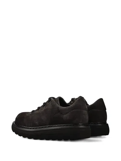 Premiata Platform Sole Sneakers In Black