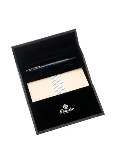 Pineider Tempi Moderni Ballpoint Pen (15cm X 1.52cm) In Black
