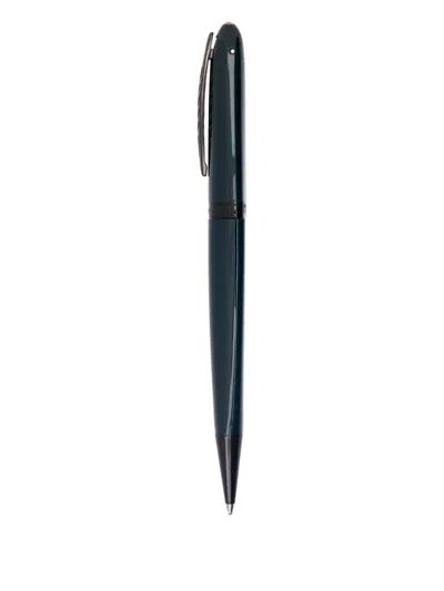 Pineider Tempi Moderni Ballpoint Pen (15cm X 1.52cm) In Black