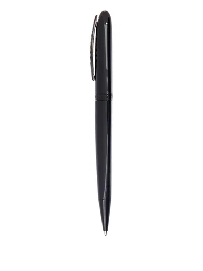 Pineider Tempi Moderni Engraved Rollerball Pen (15cm X 1.52cm) In Black