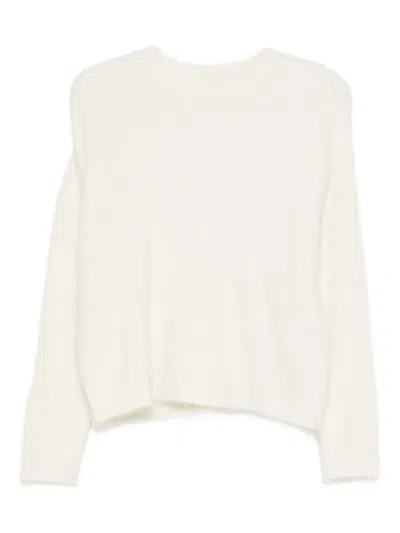 Amish Wool Blend Sweater In White