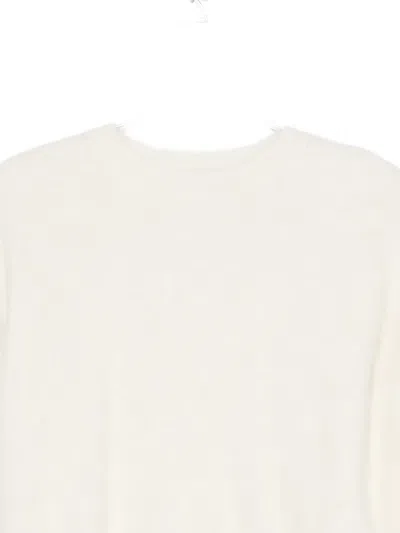 Amish Wool Blend Sweater In White