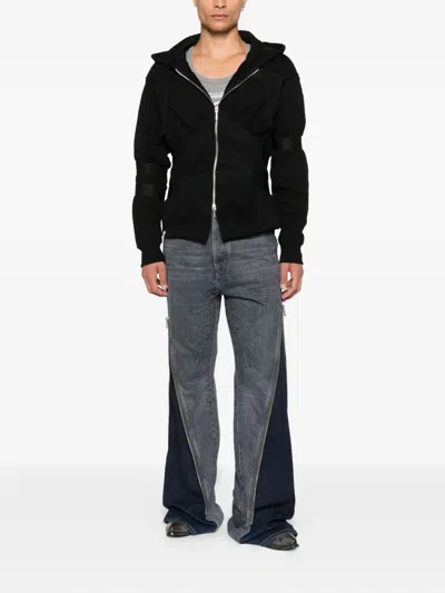 Charles Jeffrey Loverboy Zip-up Hooded Jacket In Black