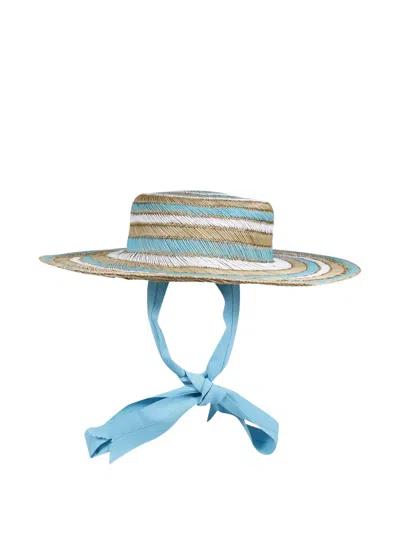 Yesey Striped Hat In Multi