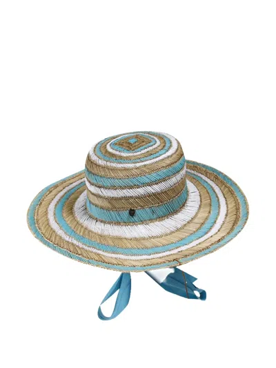 Yesey Striped Hat In Multi
