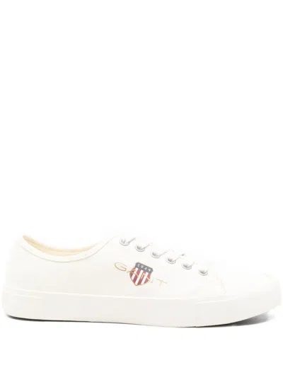 Gant Man Sneakers White Size 7 Textile Fibers In White