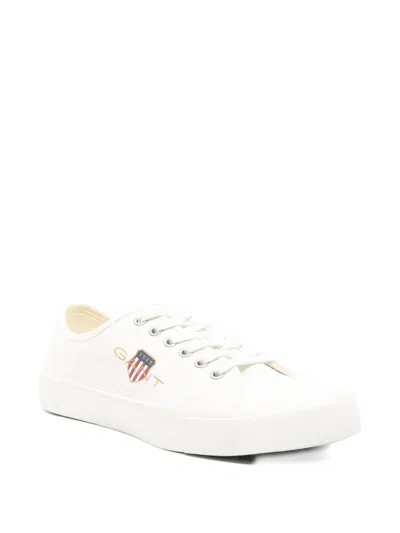 Gant Man Sneakers White Size 7 Textile Fibers In White