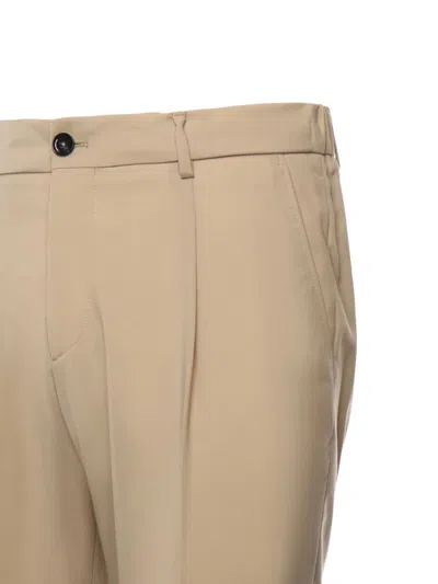Be Able Wool-blend Gabardine Trousers In Pattern