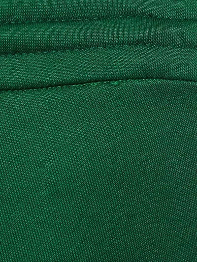 Pre-owned Gucci Web-stripe Jersey Pants In Green