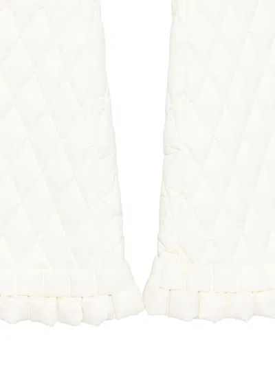 Raxxy Quilted Trousers In Purple