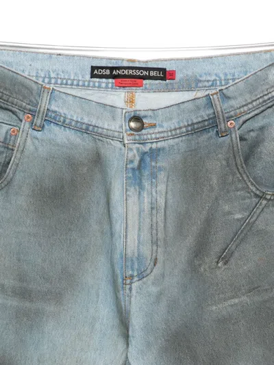 Andersson Bell Washed-effect Jeans In Blue