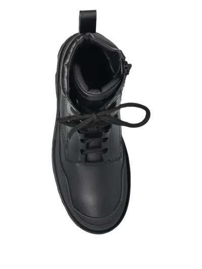 Moncler Peak Path Lug-sole Boots In Black