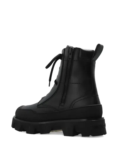 Moncler Peak Path Lug-sole Boots In Black