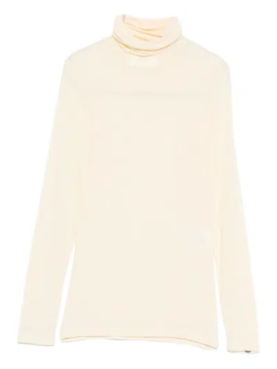 Solotre Roll-neck Sweater In Neutral