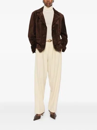 Solotre Roll-neck Sweater In Neutral