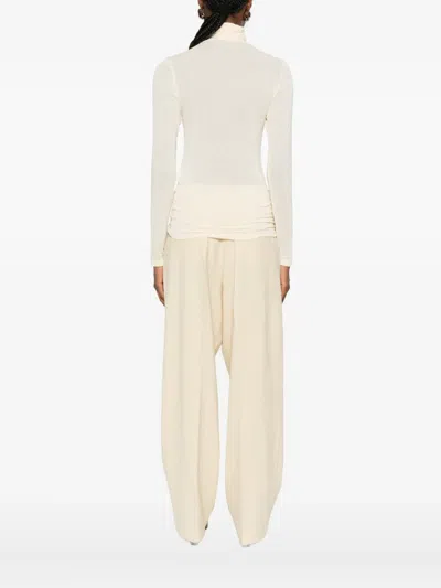 Solotre Roll-neck Sweater In Neutral