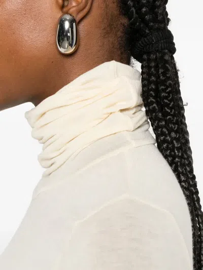 Solotre Roll-neck Sweater In Neutral