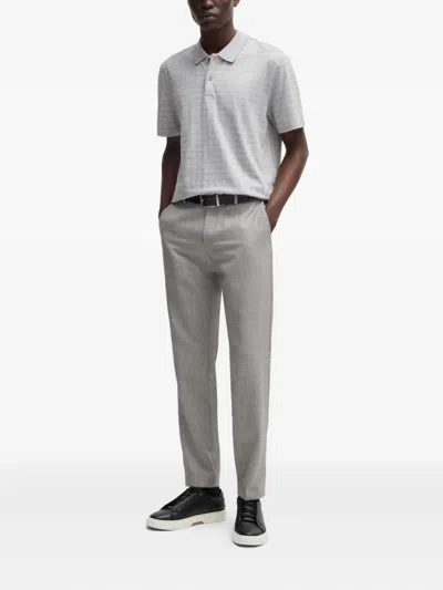 Hugo Boss Round Toe Low-top Casual Shoes In Black