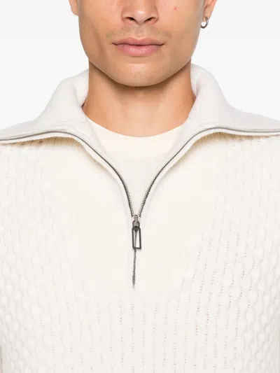 Paolo Pecora Cable-knit Jumper In White