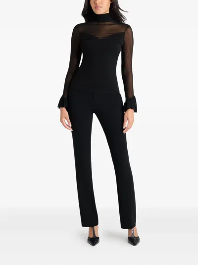 Cinq À Sept Super Stretch Lucy Top In Black