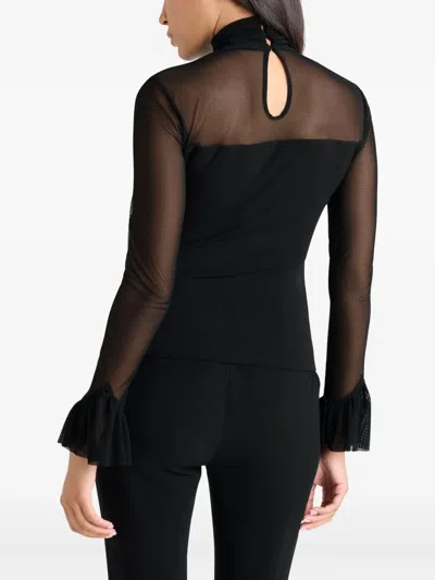 Cinq À Sept Super Stretch Lucy Top In Black